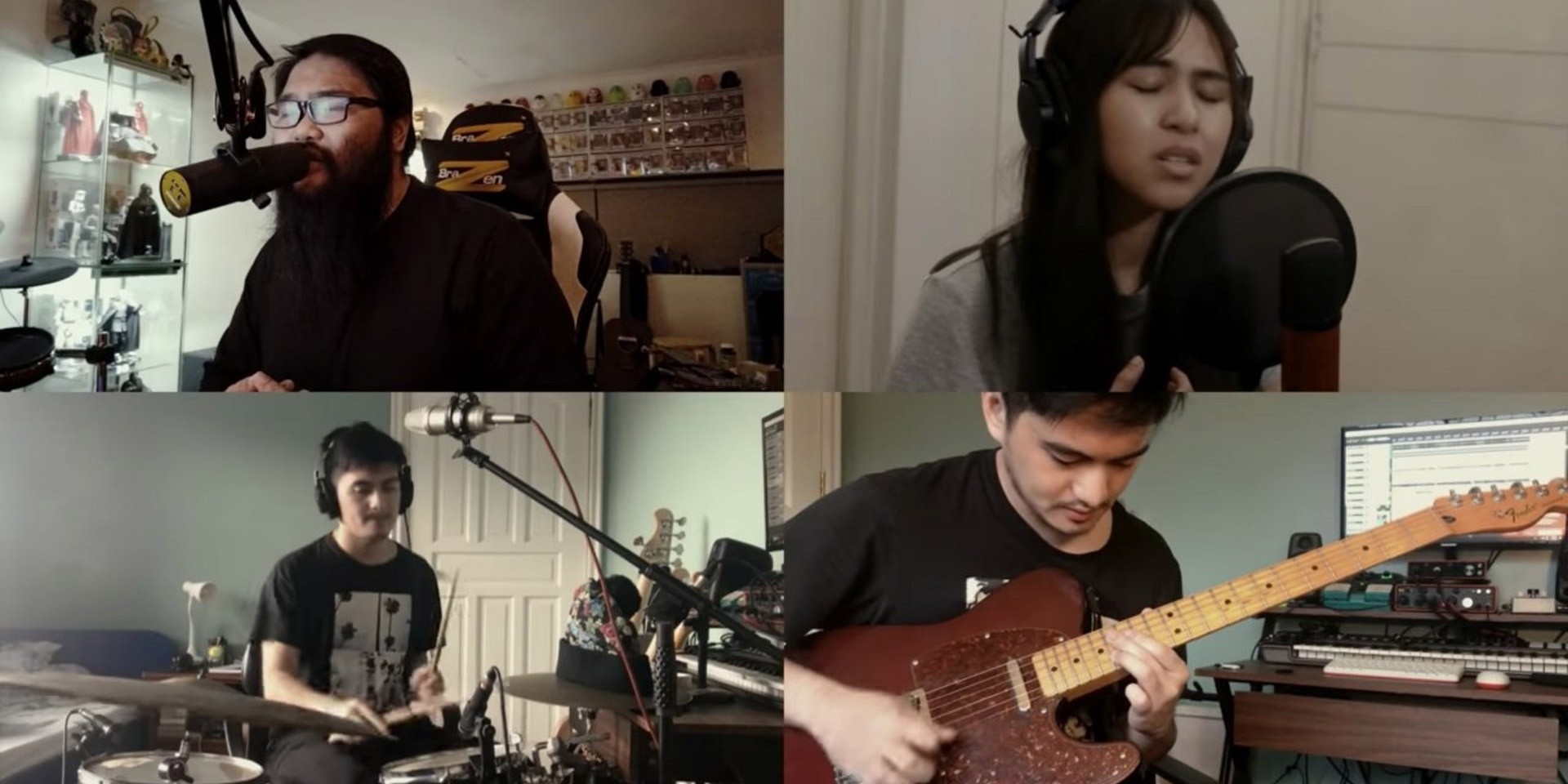 I Belong to the Zoo, Gabba Santiago, Clara Benin share a cover of American Football and Hayley Williams' 'Uncomfortably Numb' – watch